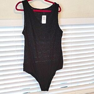 Torrid Women's Black Soft Lace Bodysuit, Size: 1X (14-16), NWT